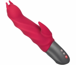 Fun Factory Darling Devil - рельефный вибратор-кролик, 10,6х3,7 см